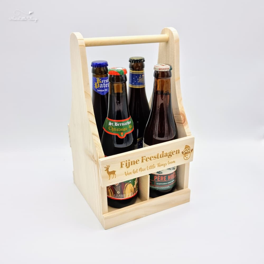Caisse à bière en bois Holiday