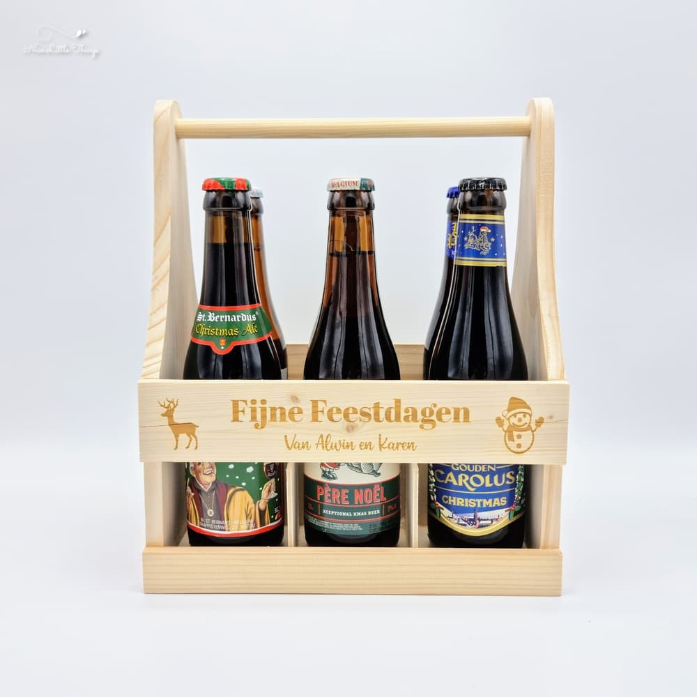 Caisse à bière en bois Holiday