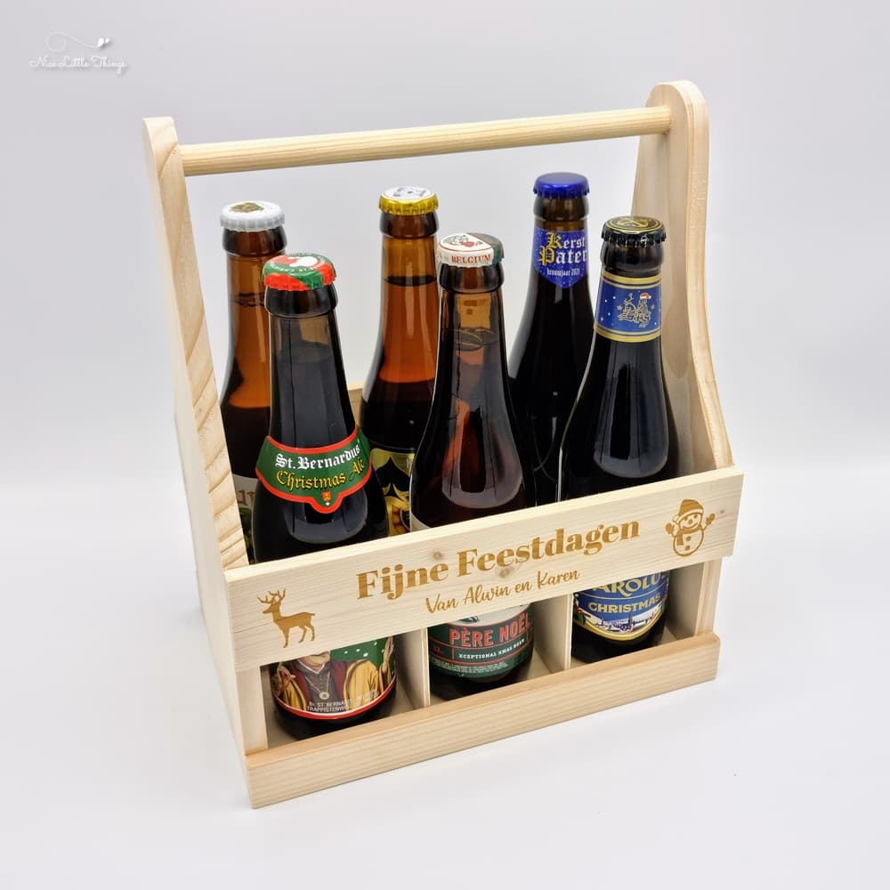 Caisse à bière en bois Holiday