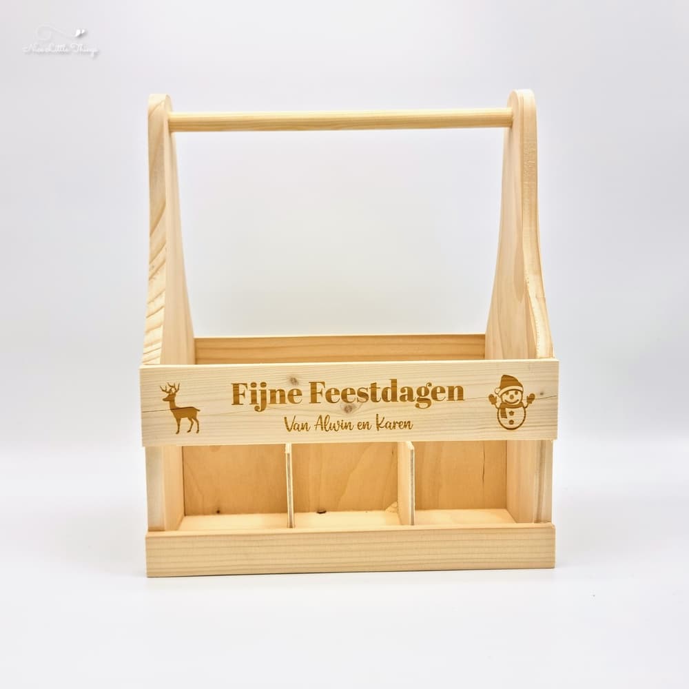 Caisse à bière en bois Holiday