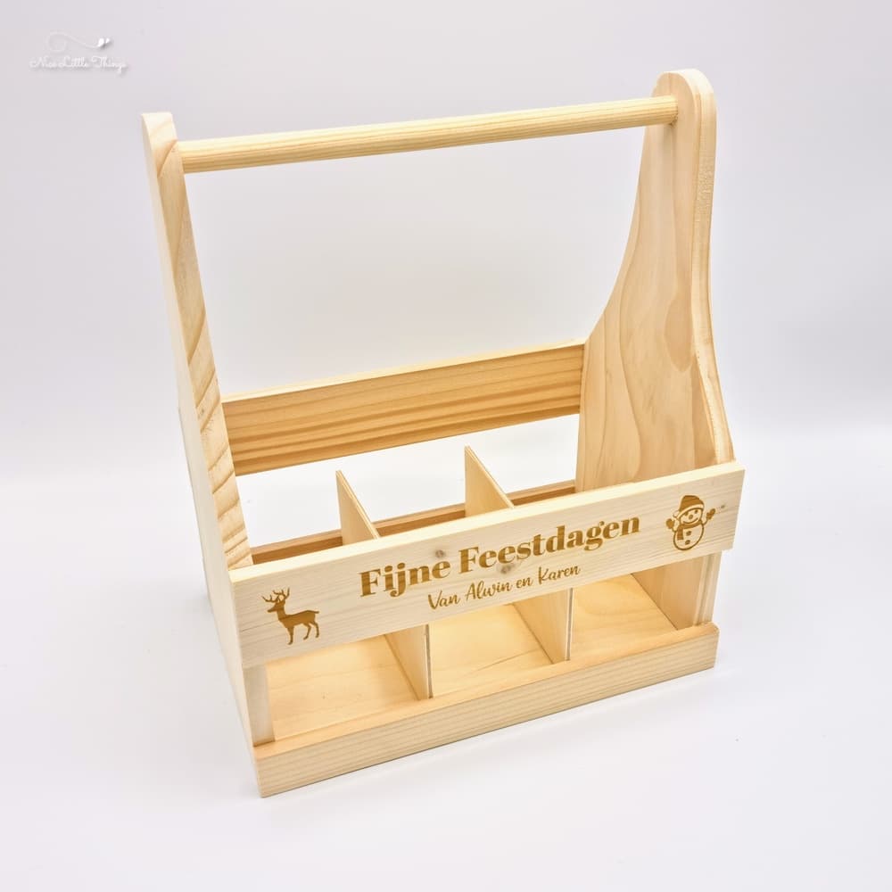 Caisse à bière en bois Holiday