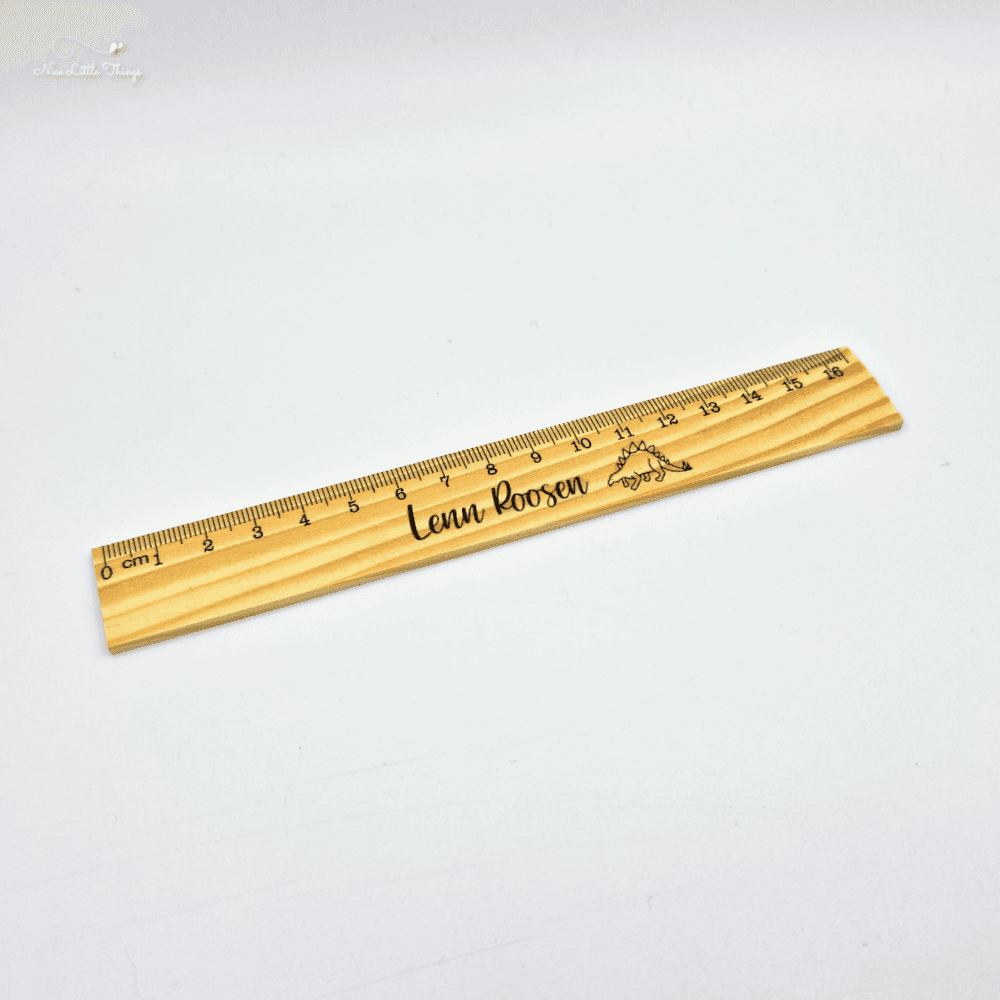 Règle en bois personnalisée