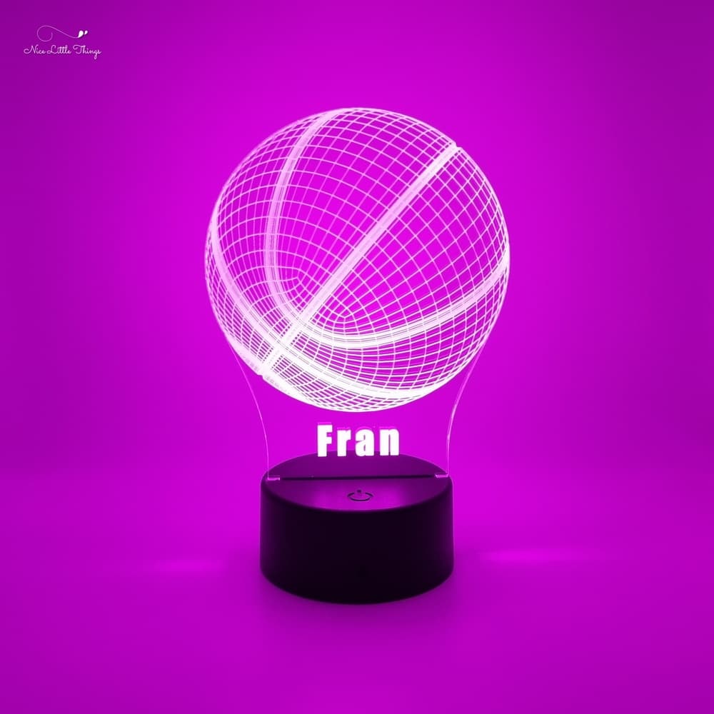 Lampe LED RGB personnalisée Basket-ball