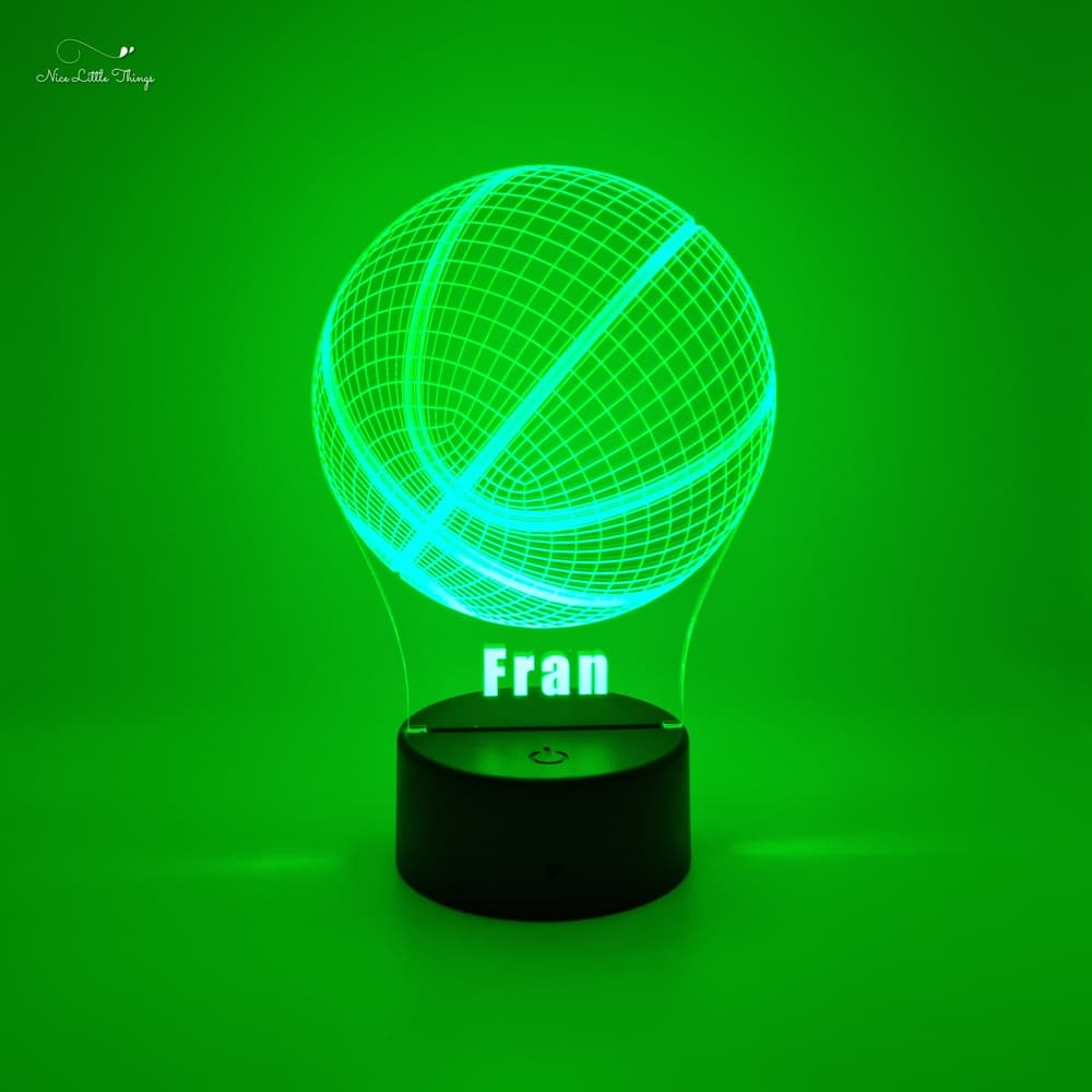 Lampe LED RGB personnalisée Basket-ball