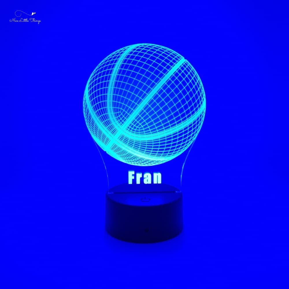 Lampe LED RGB personnalisée Basket-ball