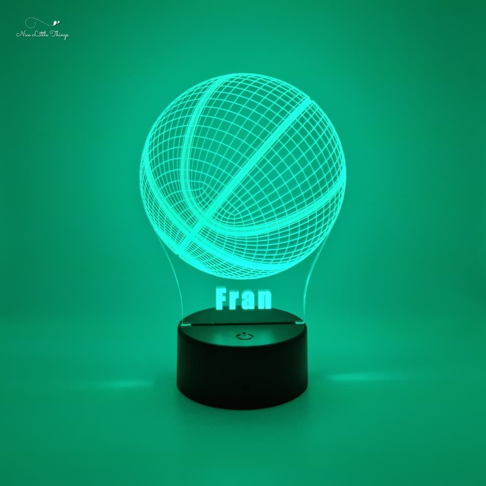 Lampe LED RGB personnalisée Basket-ball
