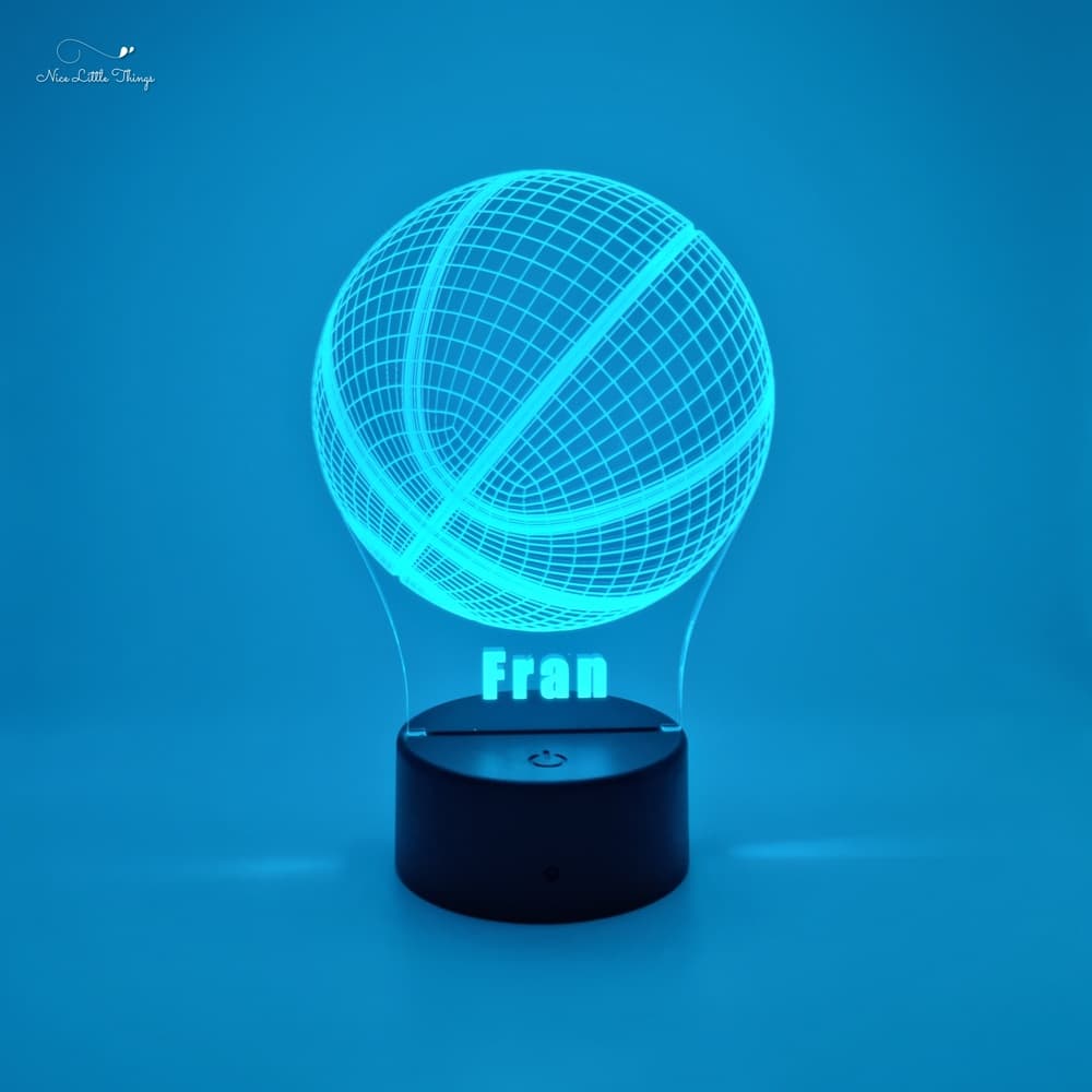 Lampe LED RGB personnalisée Basket-ball