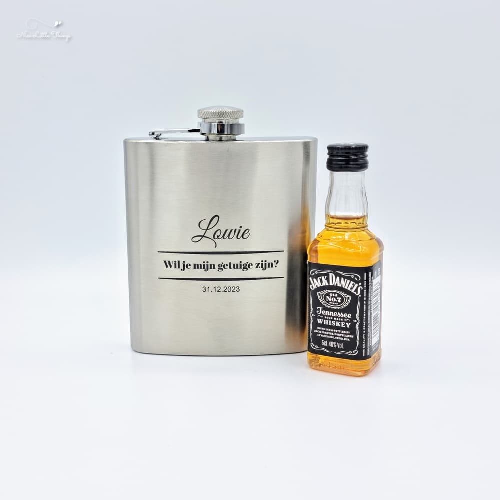 Gourde personnalisée Seras-tu mon témoin ?