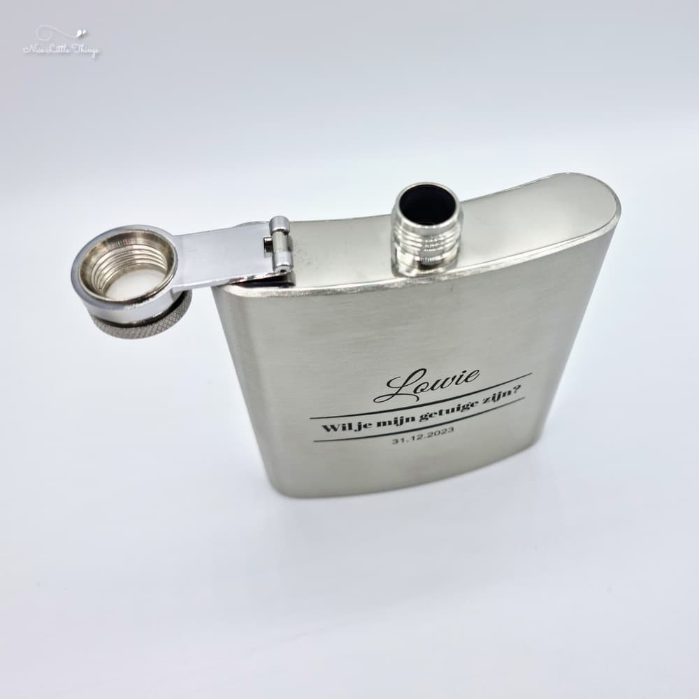 Gourde personnalisée Seras-tu mon témoin ?