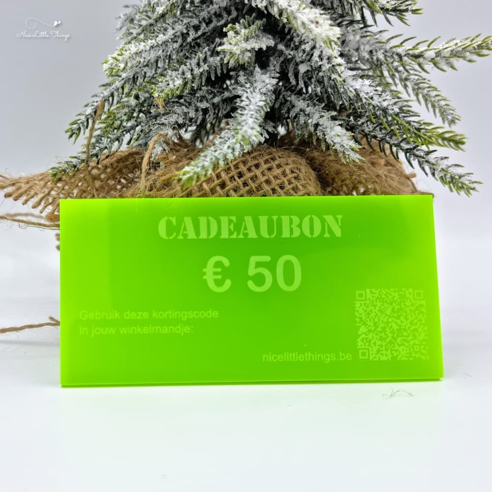 Chèque-cadeau de 50 euros