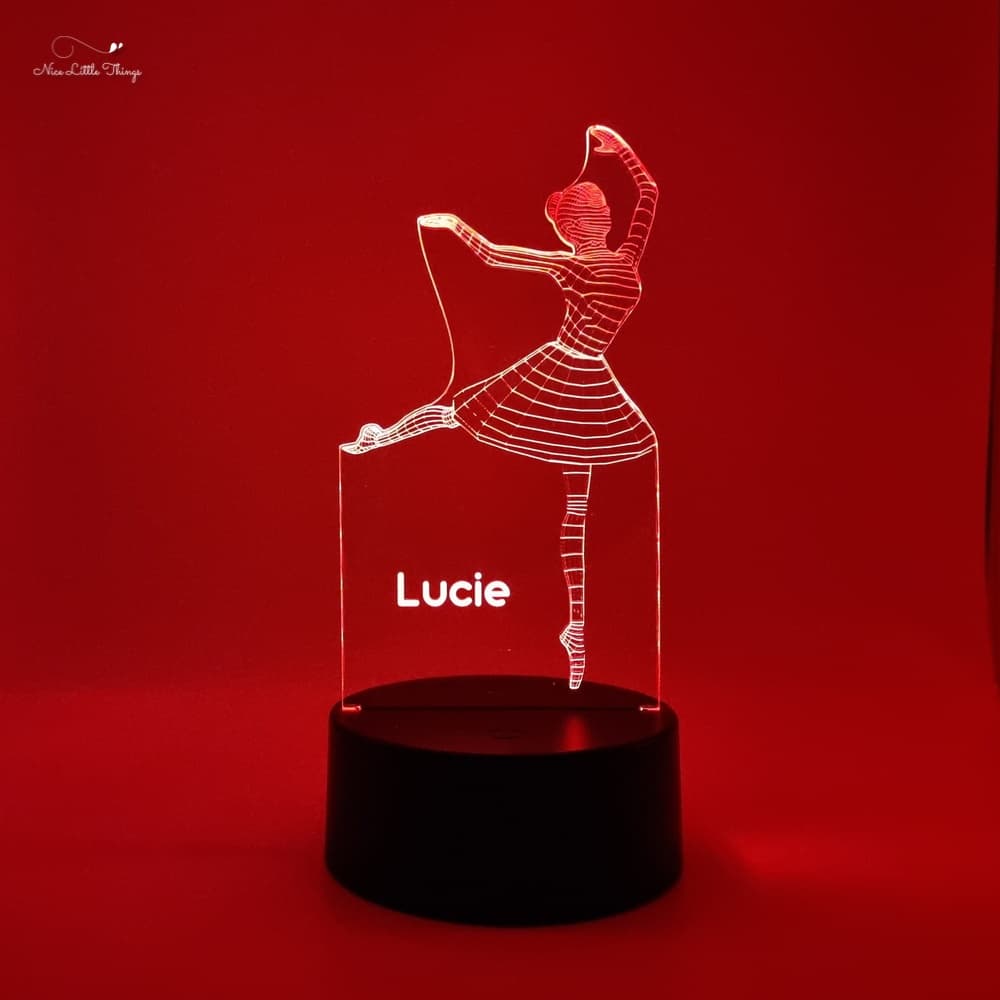 Lampe LED RVB personnalisée Ballerina