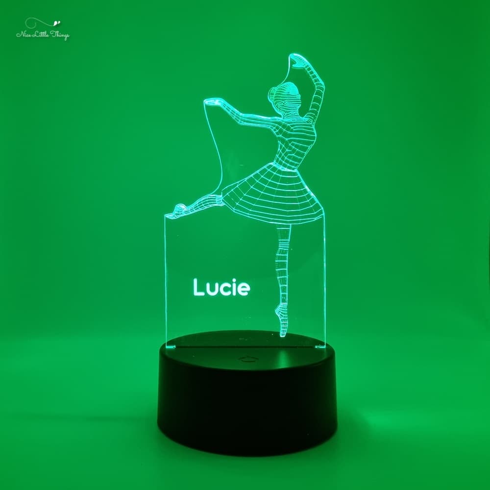 Lampe LED RVB personnalisée Ballerina