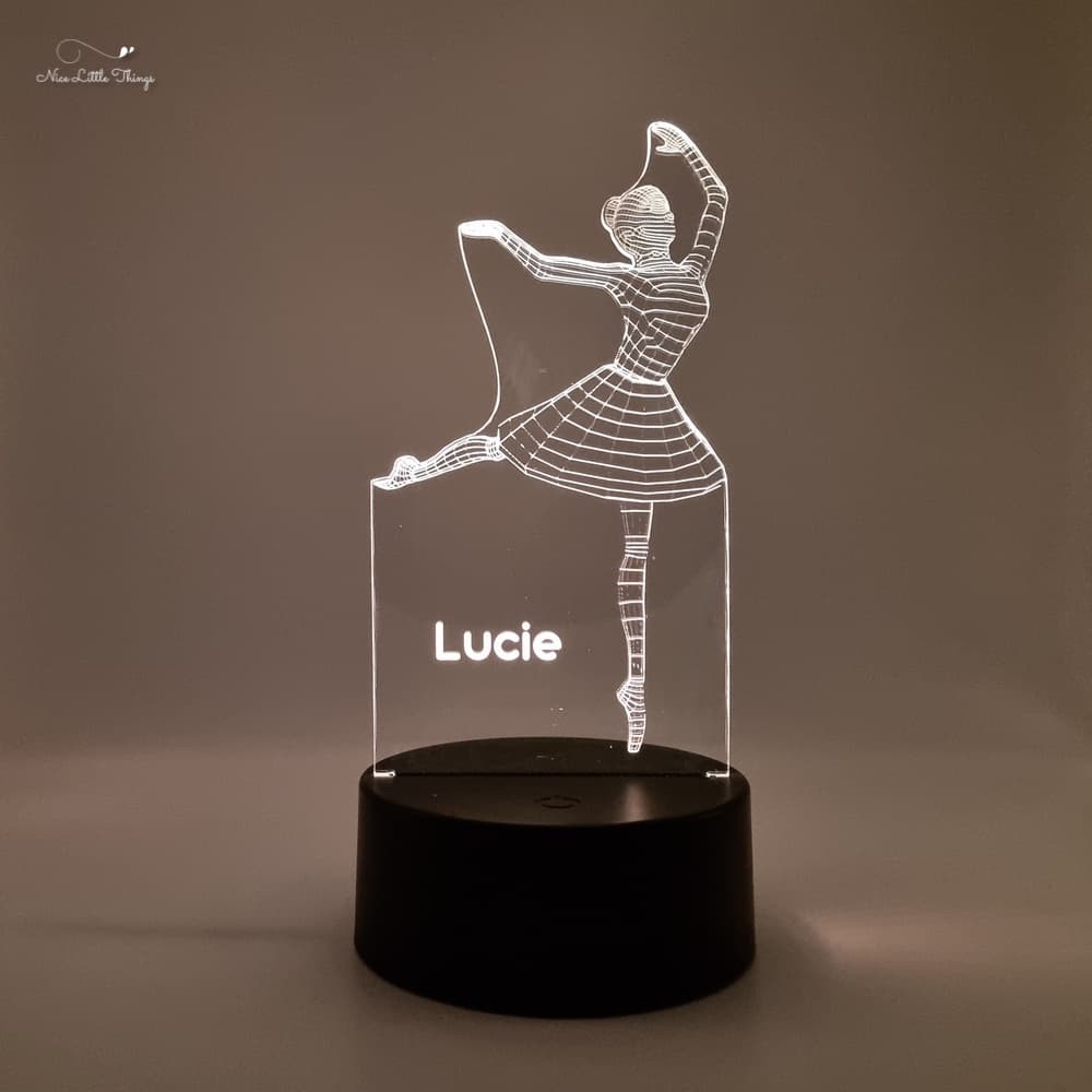 Lampe LED RVB personnalisée Ballerina