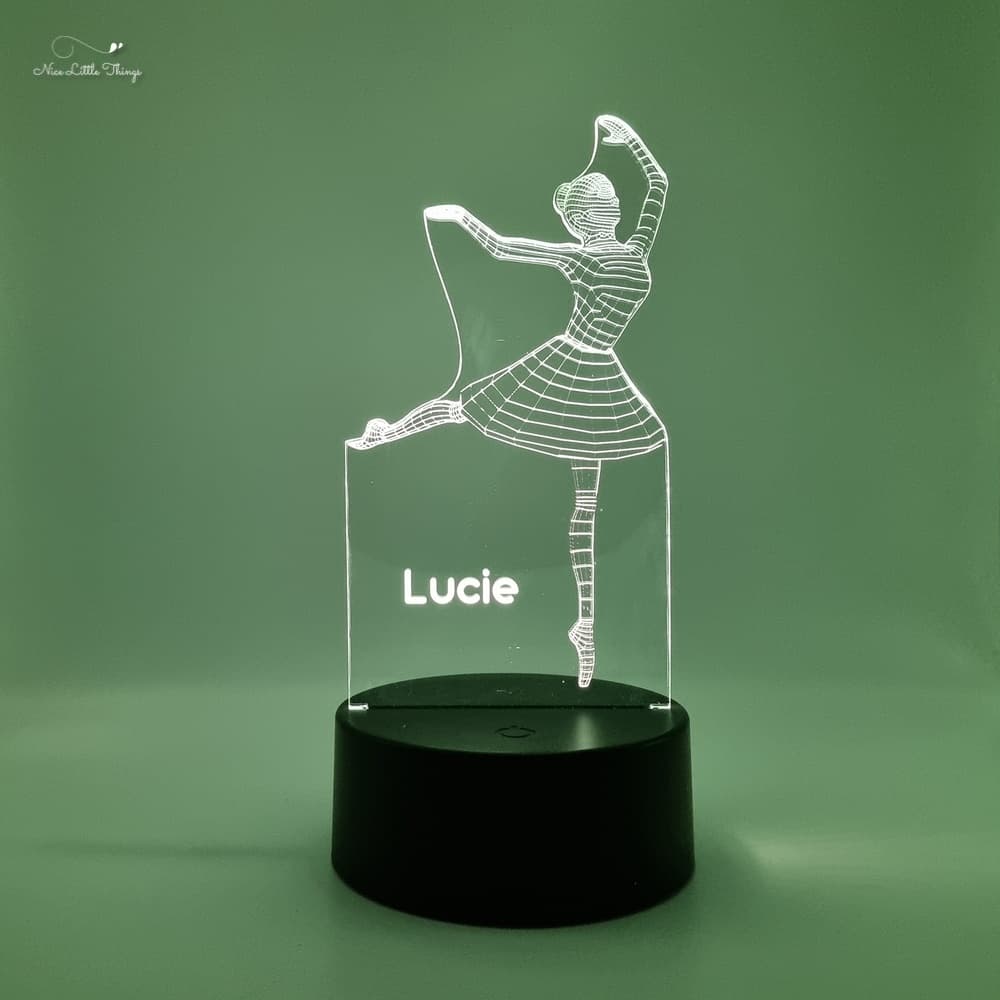 Lampe LED RVB personnalisée Ballerina