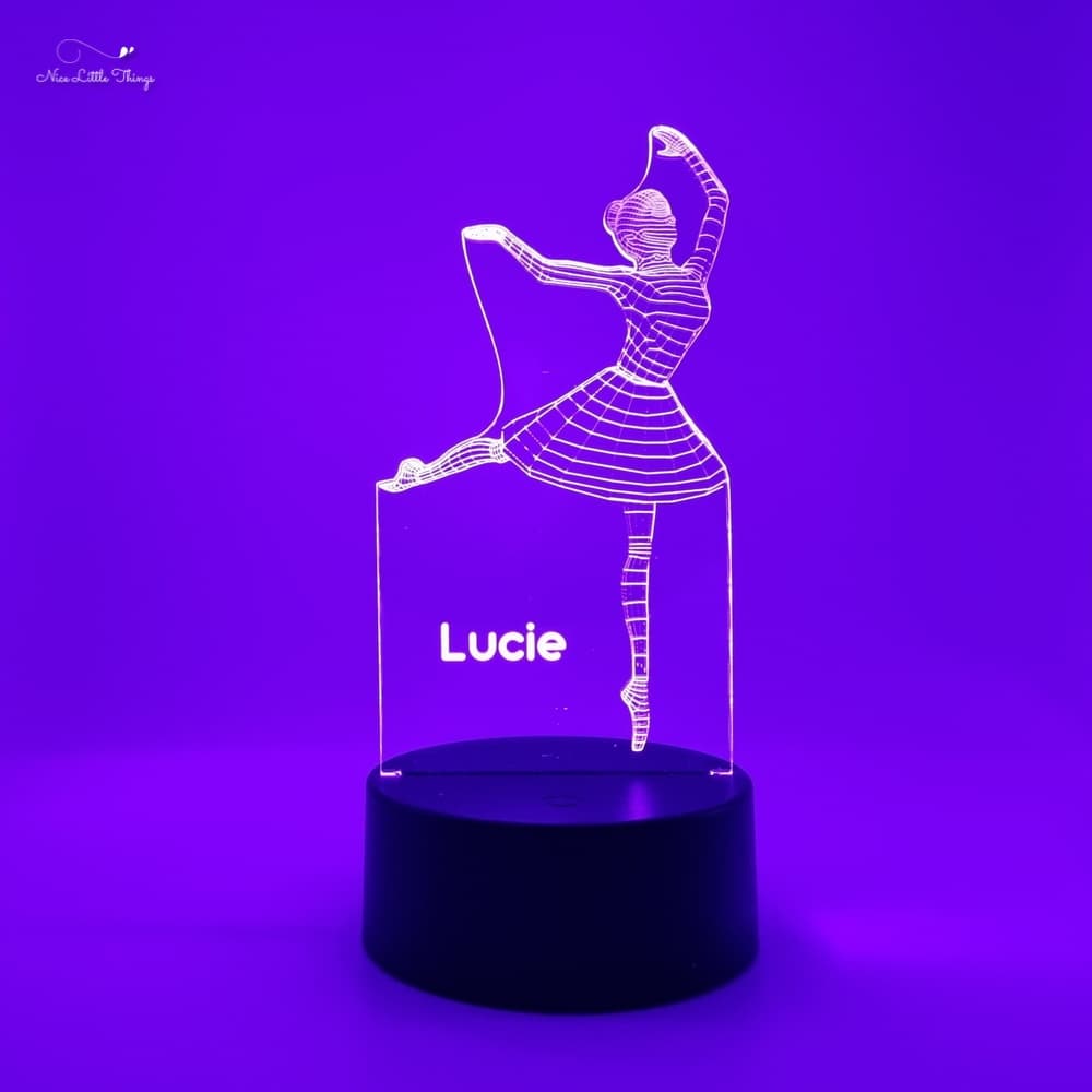 Lampe LED RVB personnalisée Ballerina