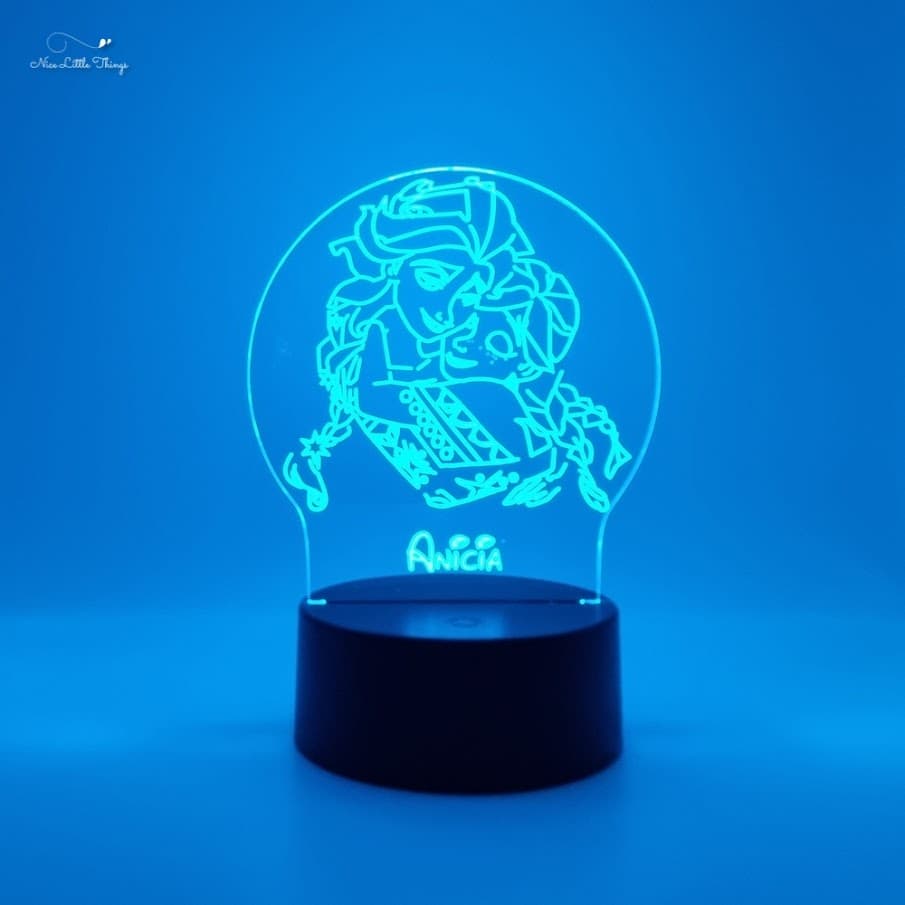 Lampe LED RVB personnalisée Frozen