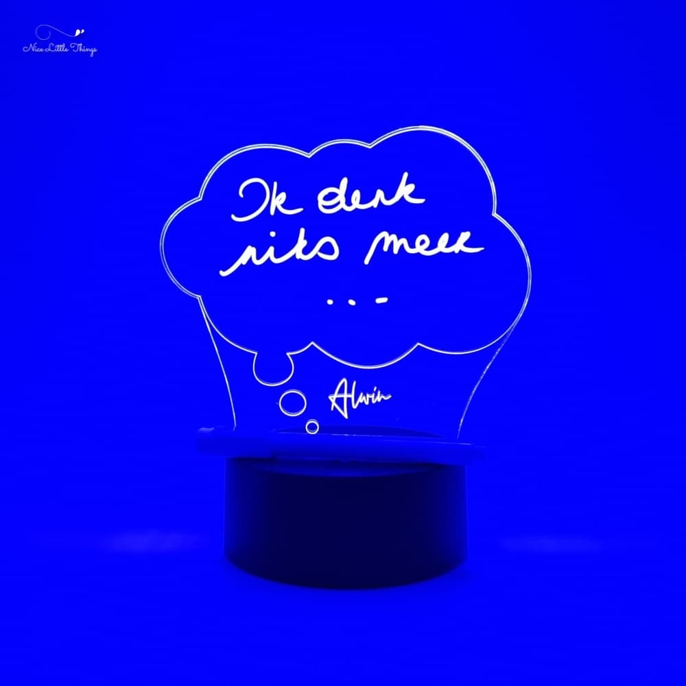 Panneau personnalisé avec lampe LED RVB - Nuage