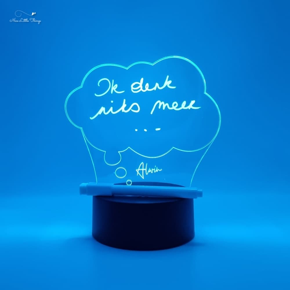 Panneau personnalisé avec lampe LED RVB - Nuage