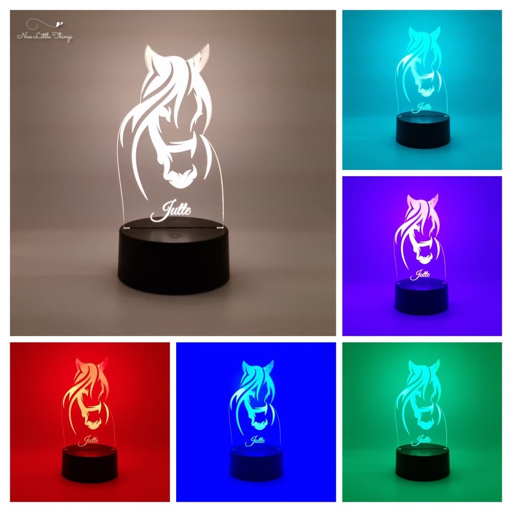 Tête de cheval à lumière LED