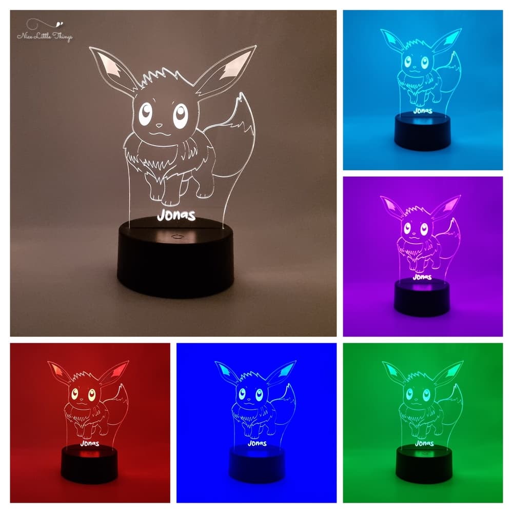 Lampe LED RVB Pokemon Eevee