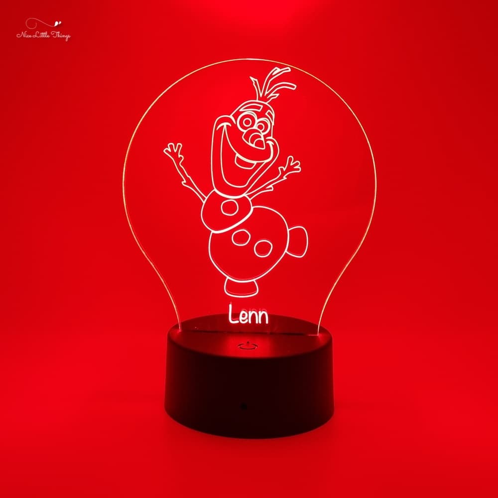 Lampe LED RVB Frozen Olaf