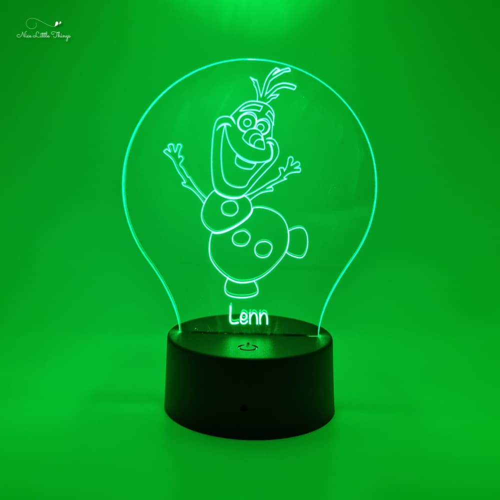 Lampe LED RVB Frozen Olaf