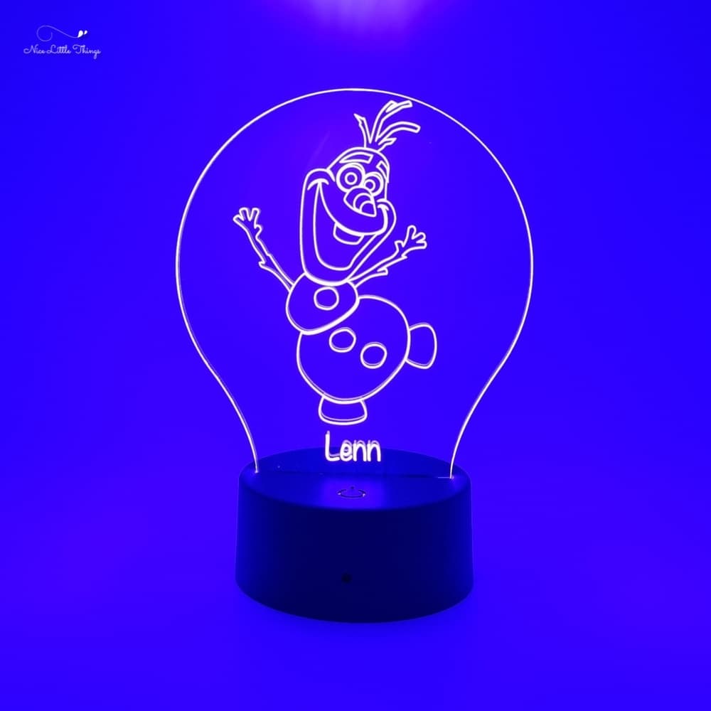 Lampe LED RVB Frozen Olaf