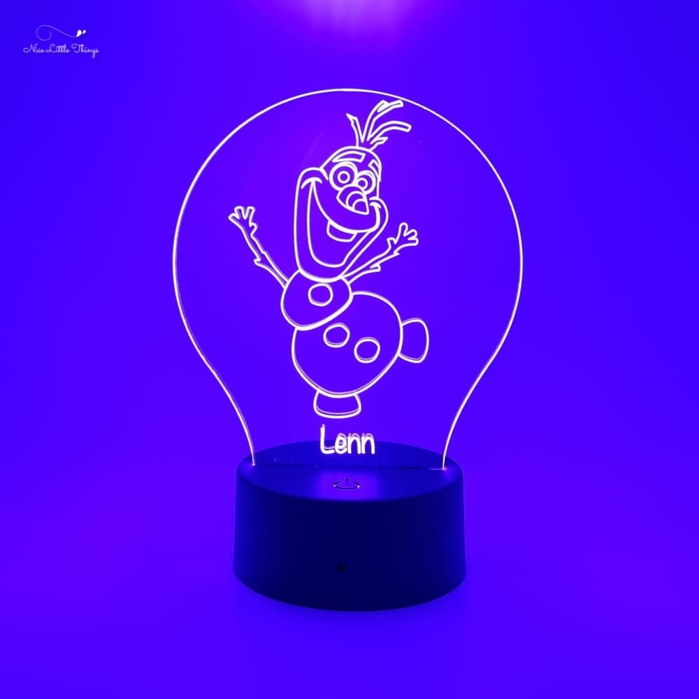 Lampe LED RVB Frozen Olaf