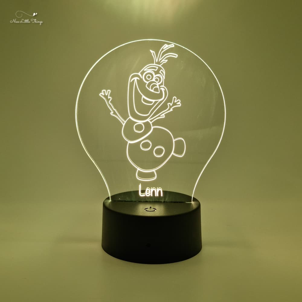Lampe LED RVB Frozen Olaf