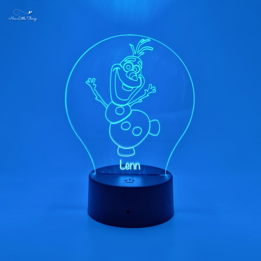 Lampe LED RVB Frozen Olaf