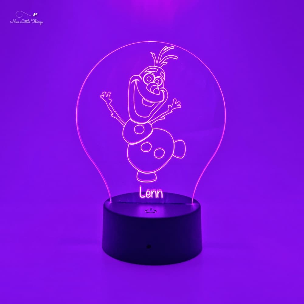 Lampe LED RVB Frozen Olaf