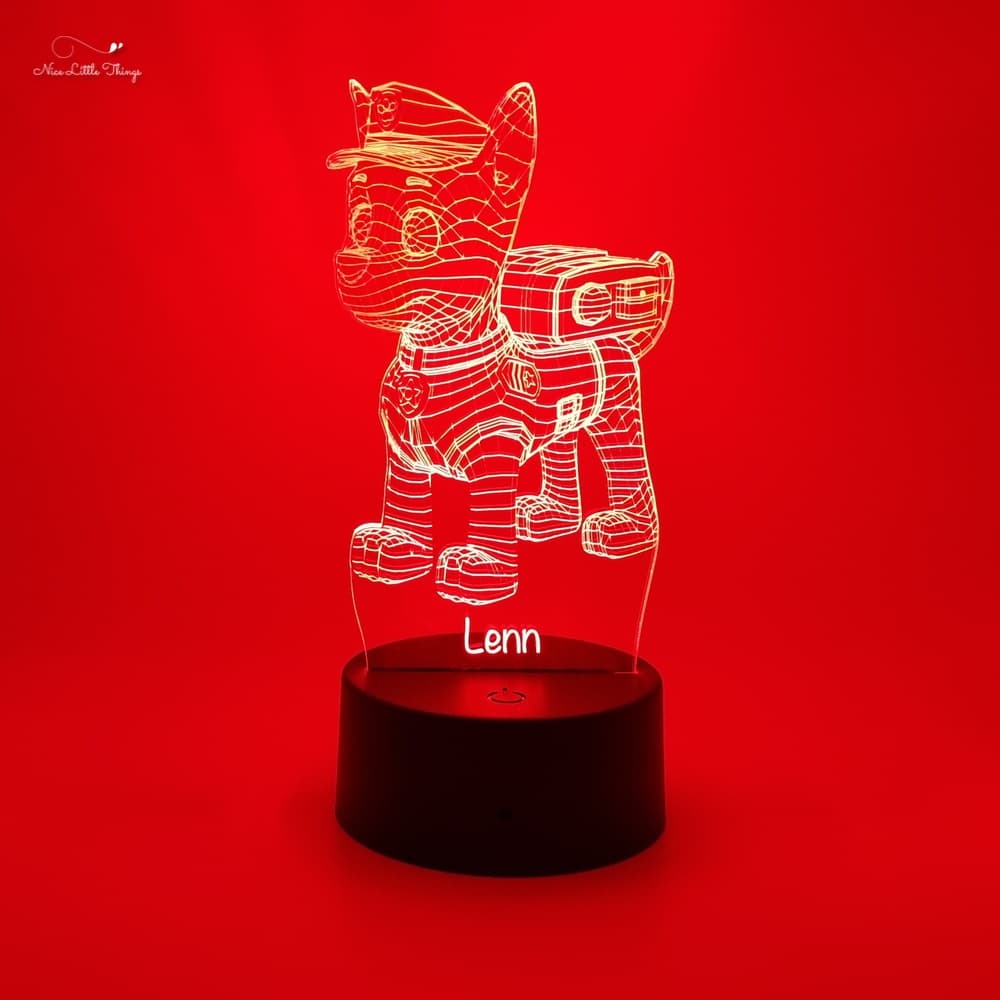 Lampe LED RVB Paw Patrol Chase