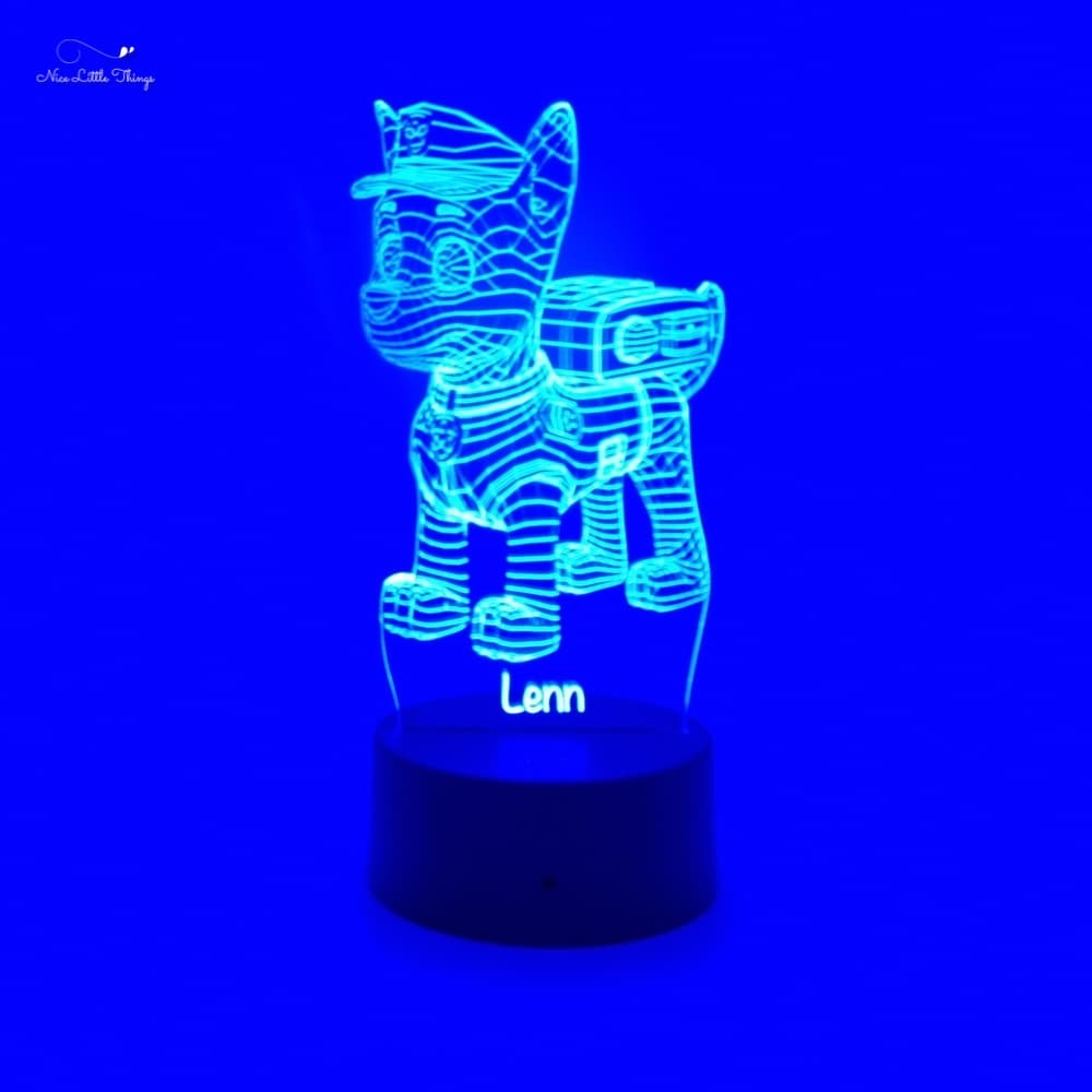 Lampe LED RVB Paw Patrol Chase