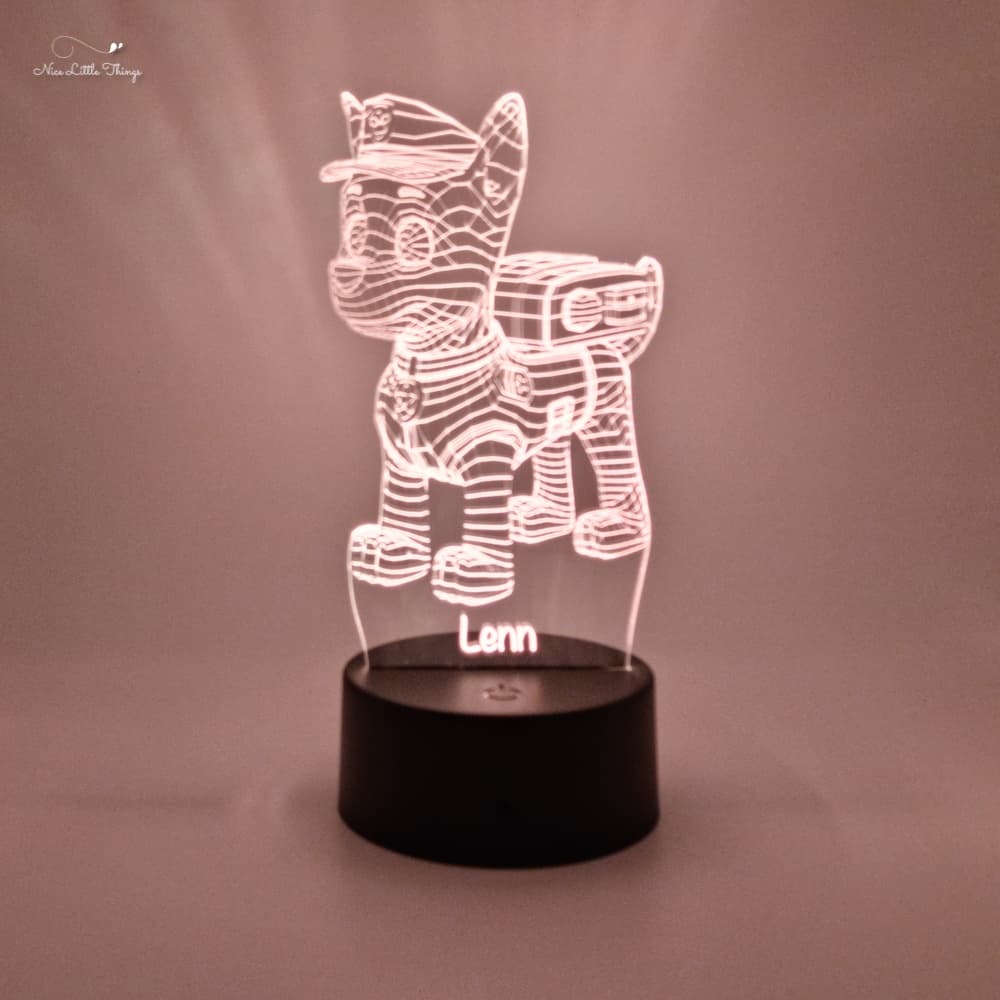 Lampe LED RVB Paw Patrol Chase