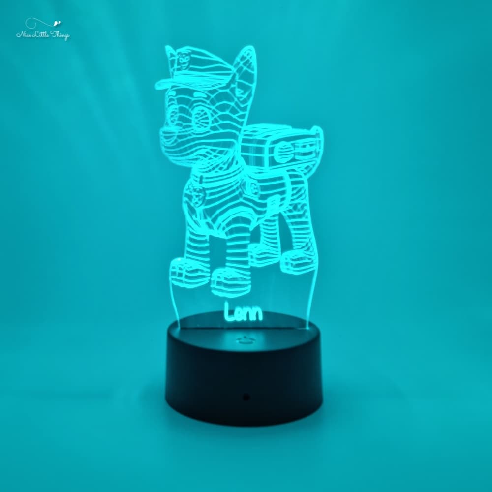 Lampe LED RVB Paw Patrol Chase