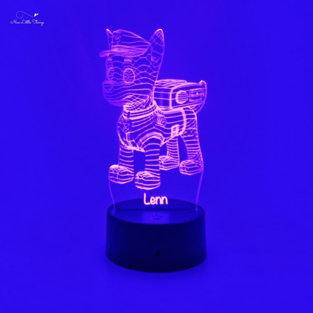 Lampe LED RVB Paw Patrol Chase