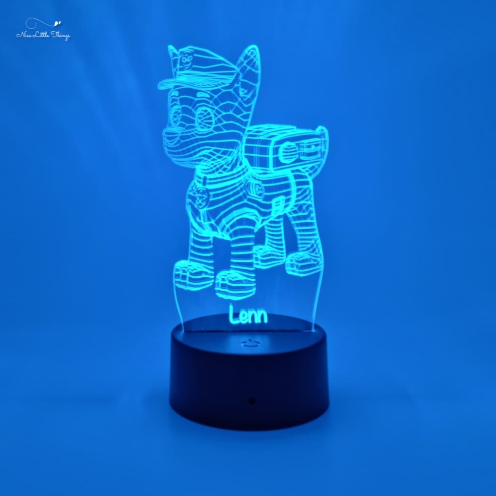 Lampe LED RVB Paw Patrol Chase