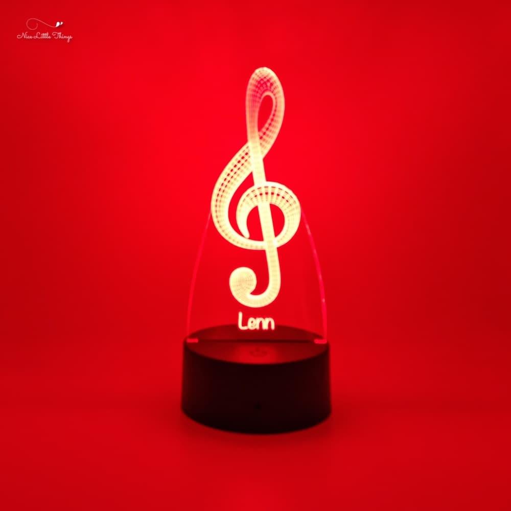 Lampe LED RVB Note de musique