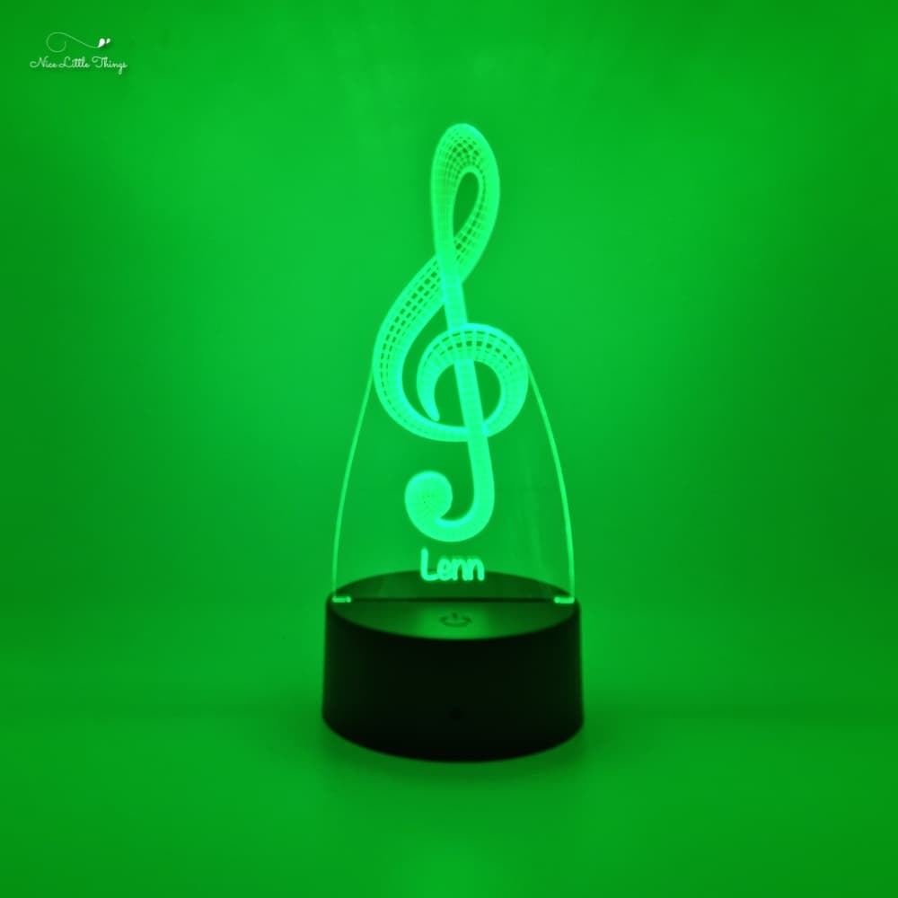 Lampe LED RVB Note de musique
