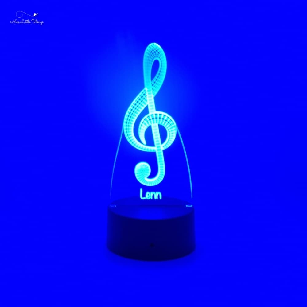 Lampe LED RVB Note de musique
