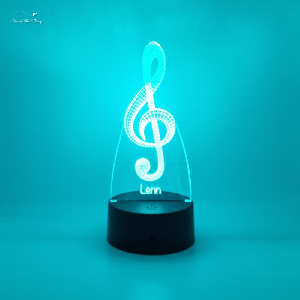 Lampe LED RVB Note de musique