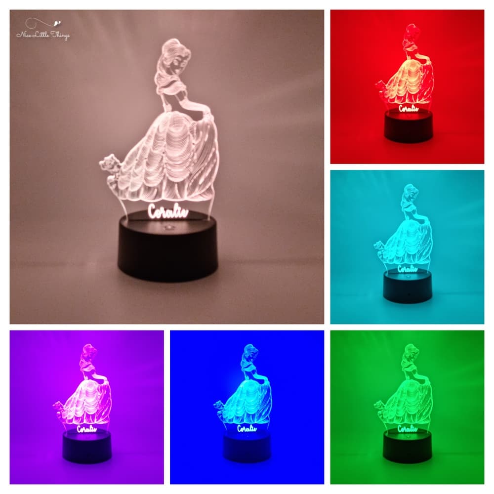 Lampe LED RVB Princesse