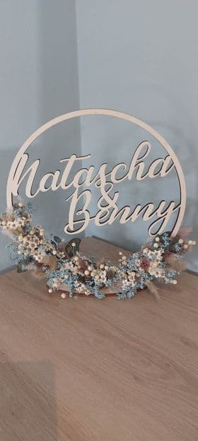 Cercle de nom personnalisé - 2 noms