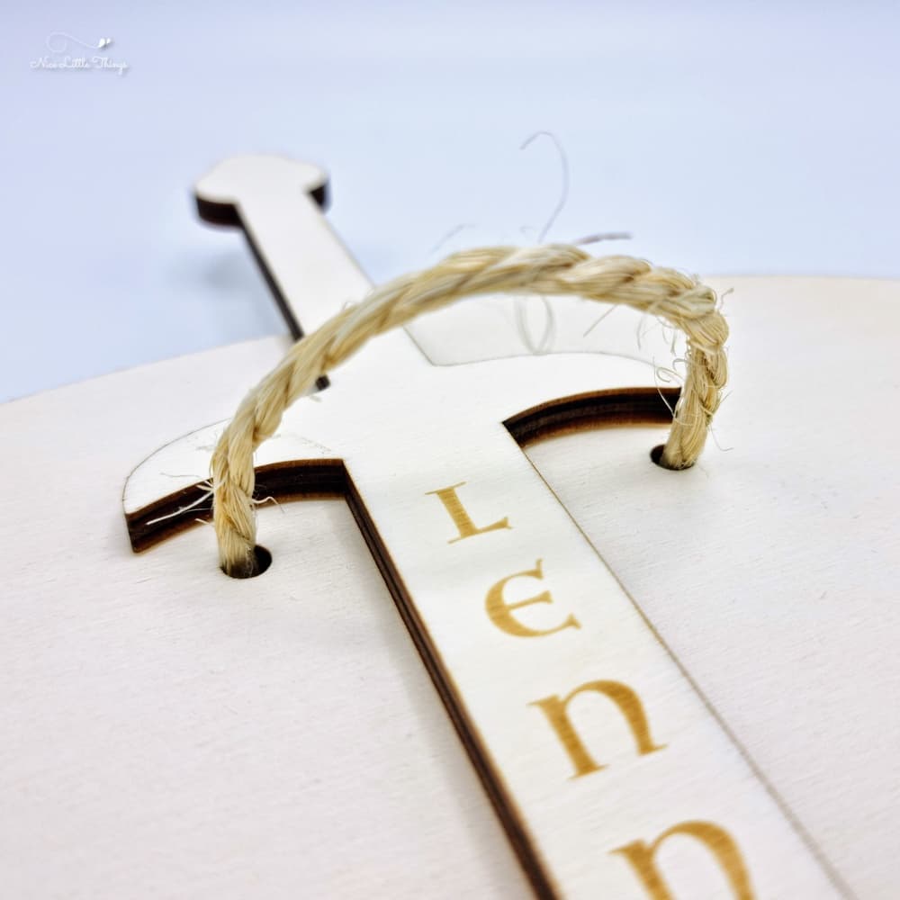 Bouclier et épée personnalisés