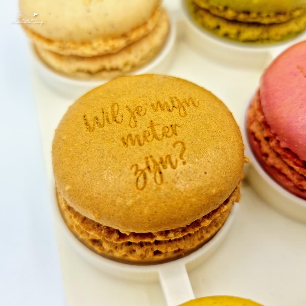 Macarons - Veux-tu être ma marraine ?