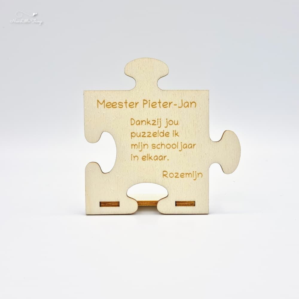 Puzzle Piece Fin de l'année scolaire