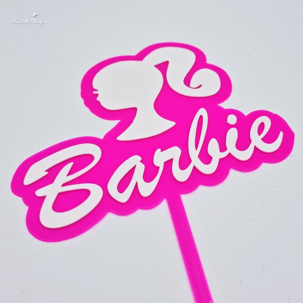 Dessus de gâteau Barbie
