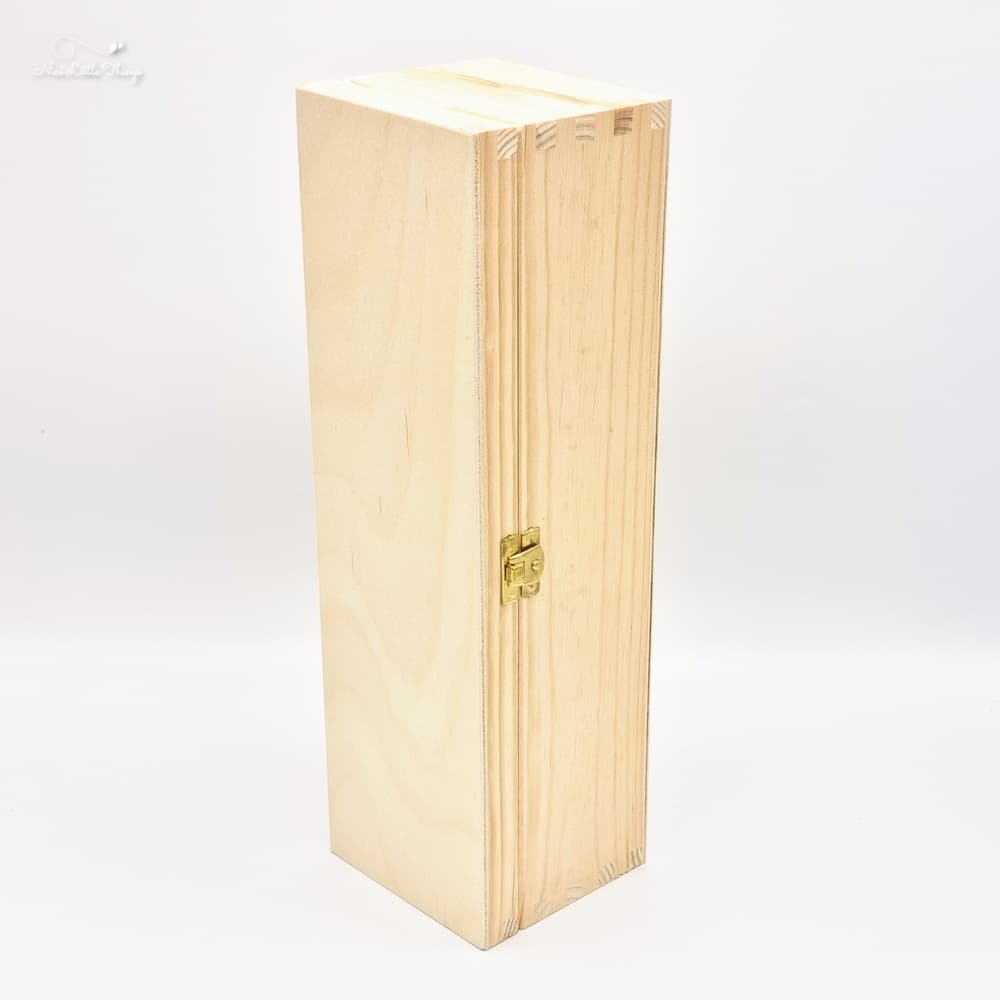 Boîte à vin solo avec serrure