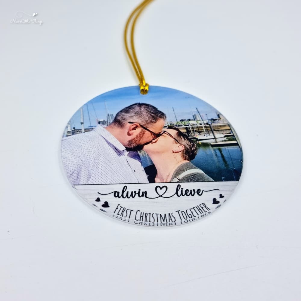 Boule de Noël personnalisée avec des noms