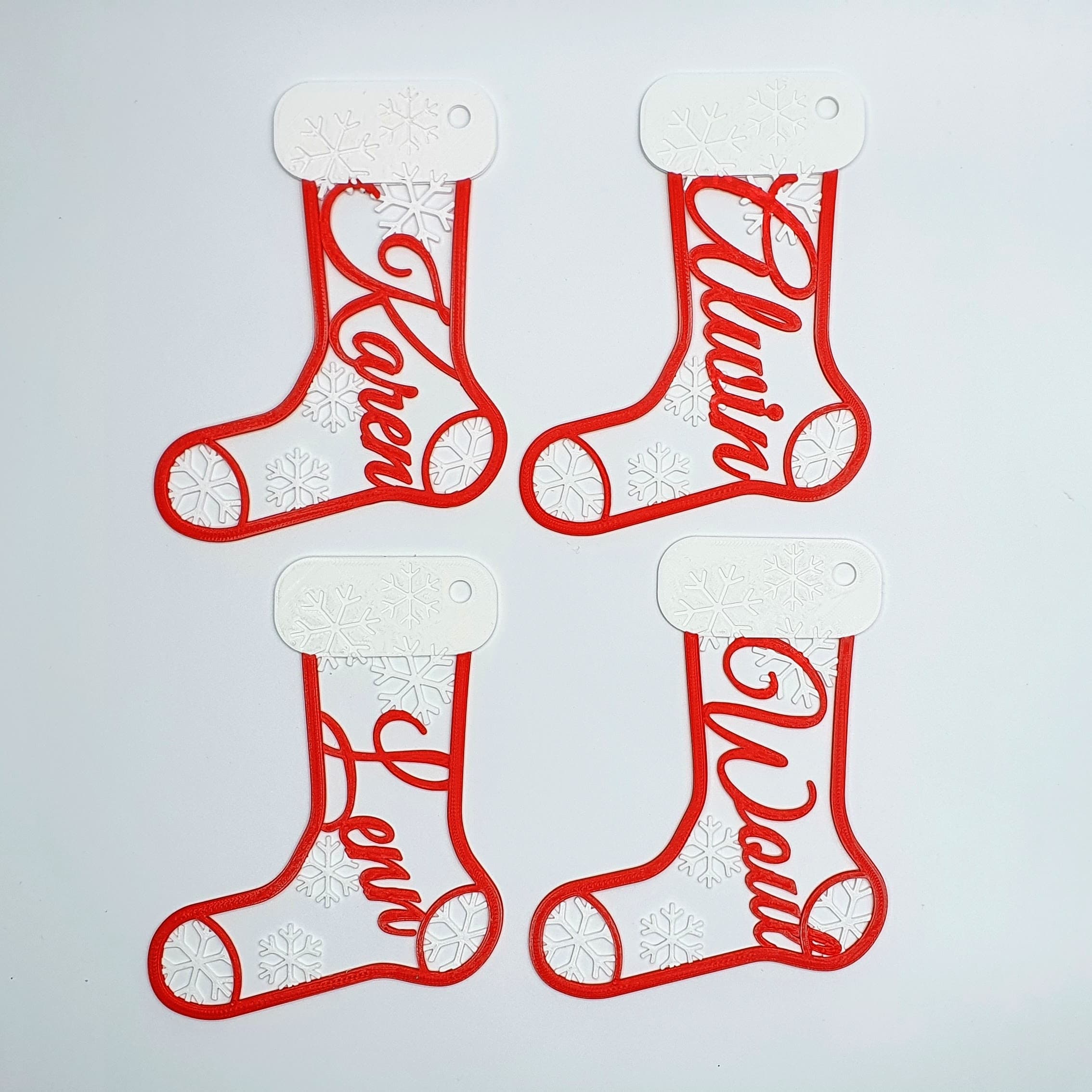 Chaussette de Noël avec nom